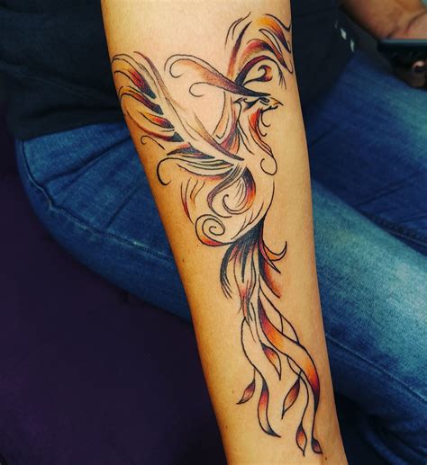 phönix tattoo arm